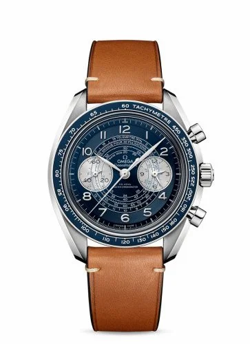 Omega Speedmaster Chronoscope Master Chronometer Stainless Steel / Blue / Calf 329.32.43.51.03.001 (32932435103001)